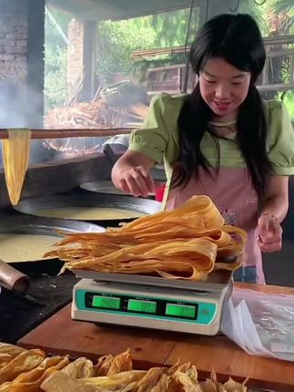 腐竹正宗农家纯手工片状可用于火锅麻辣烫凉拌菜冷水泡发