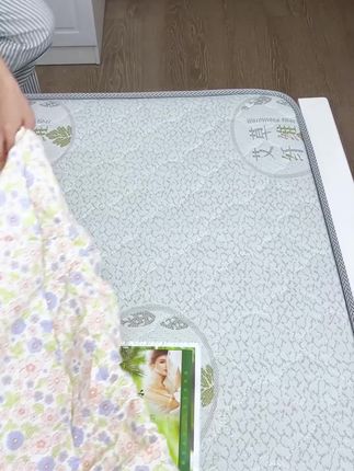 VIOLET紫罗兰凉席,植物原棉古法手织,床笠床单加厚,透气佳且防滑。