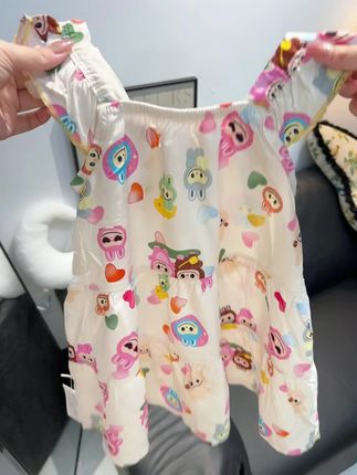 巨高品,夏天女儿穿这种棉稠的连衣裙可太舒服凉快了,关键价格也不贵,质感很好#高品质童装 #萌娃穿搭 #女童连衣裙 #潮童必备 #谁穿谁好看系列