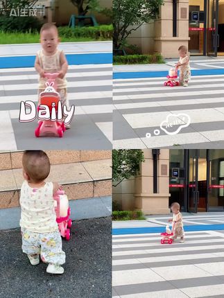 许多多的学步车#玩具 #学步 #可爱萌娃 #人类幼崽 #童年的快乐时光