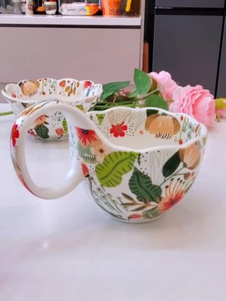 #陶瓷餐具 #曲把杯#早餐杯#美观实用#超便宜超划算@DOU+小助手 @巨量千川