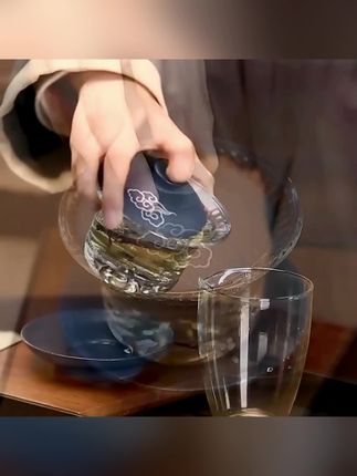 玻璃盖碗茶杯家用单个手抓壶功夫简约茶具套装大号防烫泡茶壶带盖#茶生活 #茶器之美
