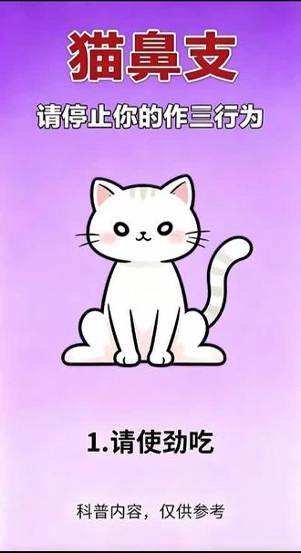 猫濞支上岸很简单
#猫鼻支#猫咪#猫咪打喷嚏#新手养猫#养猫经验分享