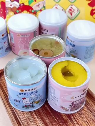 林家铺子 水果罐头多种口味真的很好吃#强烈推荐 #美食 #水果罐头