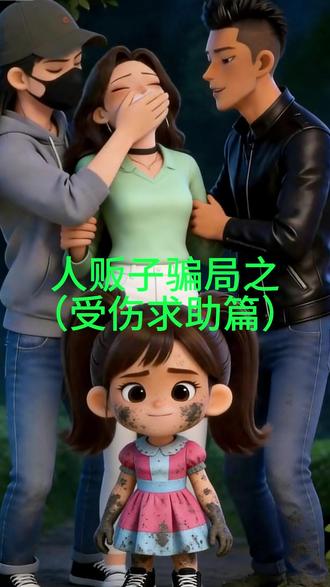 谁能想到,受伤的小女孩竟是人贩子的陷阱 面对陌生人的求助要提高警惕#儿童安全 #家长必读 #人贩子 #防拐 @DOU+小助手 @抖音小助手