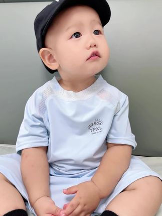 这套防晒速干衣,凉快又舒适#萌娃穿搭 #男童穿搭 #童装 #我的男孩 #高品质童装