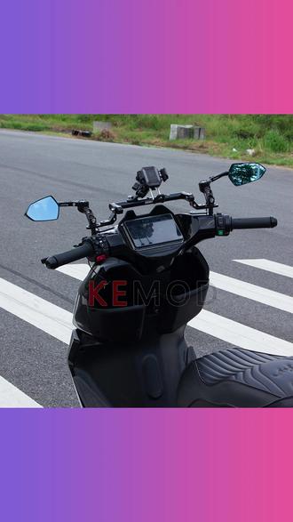 适用极核AE4/AE5i/AE8九号mz/M5改装高质量CNC万向座巴风特手里剑 #极核AE4 AE5i/AE8适配 #九号mz M5改装 #CNC万向座后视镜 #巴风特手里剑 #电动车反光镜