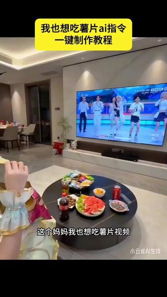 我也想吃薯片ai指令 我也想吃那个薯片ai 叫妈妈吃薯片ai指令 ai吃薯片指令 ai互动薯片 ai喂薯片 ai薯片引发的亲昵互动 #ai薯片引发的亲昵互动 #小云雀AI #小云雀爆款马上成片 #小云雀seedance #芯有云雀创作飞跃