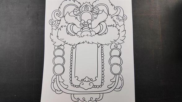 醒狮送福 醒狮来啦!送福气啦!#醒狮传承 #送福气 #醒狮如花 #儿童美术 #这也能开播