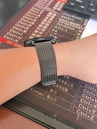 适用华为智能手表表带watch5/4pro金属麦穗米兰尼斯gt3折叠磁吸扣
