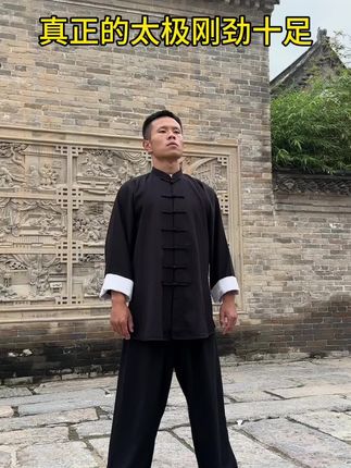 真正的太极刚劲十足 劲力浑厚,招招有劲才是真正的内家太极!#太极 #实用拳法 #内家拳