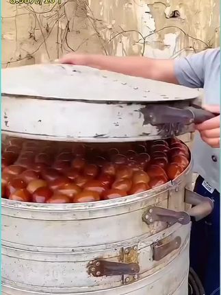 蛋清五香味!蛋黄是麻酱香!沙沙的口感有麻酱的香太好吃了! #麻酱鸡蛋#早餐吃什么#鸡蛋#超便宜超划算