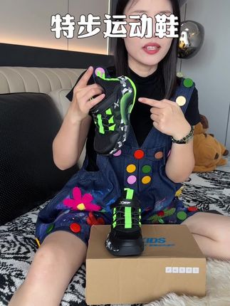 嘎嘎好穿,咱家品质妈妈闭眼入,手慢可就没有了#特步#儿童运动鞋