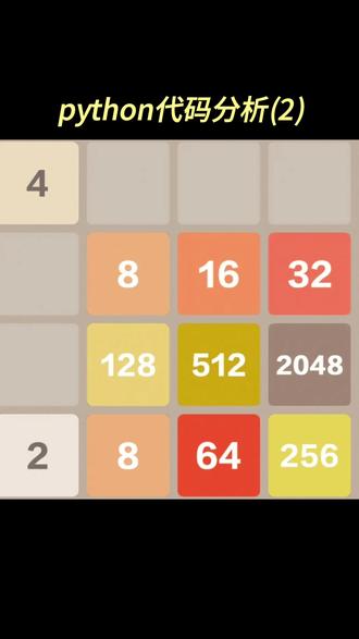 python之2048小游戏第二课 #原神夏日回响音乐会 ###chatgpt应用领域 #热点