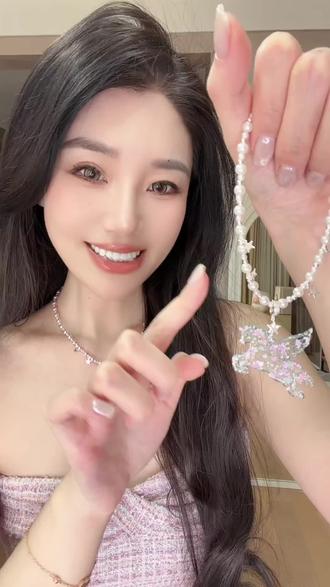 加拿大设计师品牌 funf飞马珍珠项链 春夏时髦精必备 #夏天好chill #想看看你的春日look #funf #项链 #项链控