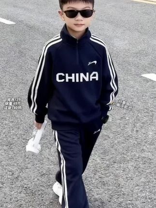 贵人鸟儿童运动套装秋款#潮童穿搭 #童装上新 #高品质童装 #潮牌穿搭 #春秋新款