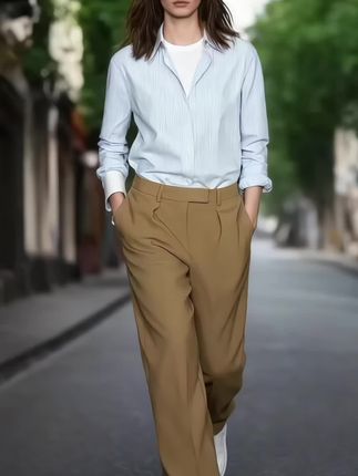 设计师款男士宽松休闲,直筒西裤垂感长时尚,街拍款气,质西装裤#温柔系穿搭 #西裤