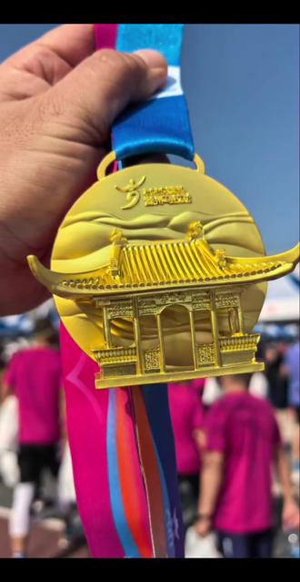 2025滁州马拉松,安全完赛啦!开心😀😀😀