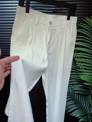 直筒亚麻裤#夏季穿搭 #休闲裤 #亚麻裤#欧货#品质男装