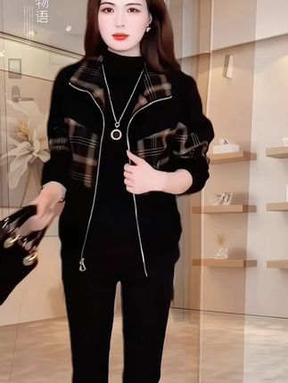 #女神穿搭 #只做高品质 #夹克外套 #中年妈妈穿搭