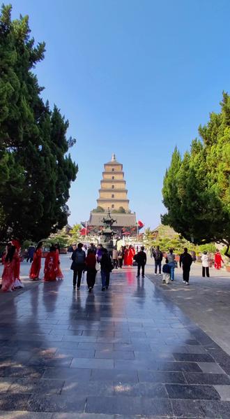大慈恩寺位于陕西省西安市南郊,是唐代长安城内最宏丽的皇家寺院,也是中国佛教唯识宗祖庭。#我用摄影看世界 #我镜头中的非遗之美 #西安大慈恩寺