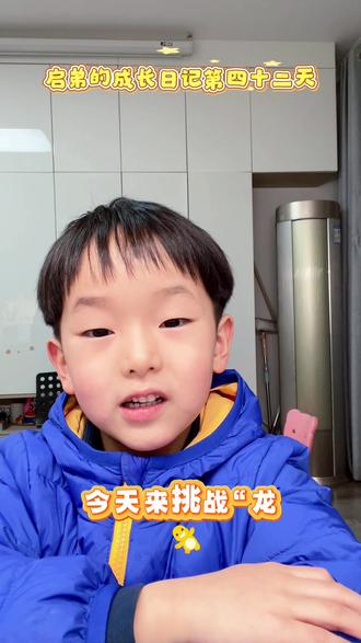 继续挑战“龙”开头的成语接龙,幼小衔接弟弟挑战成功了吗?#十二生肖成语接龙 #儿童成语接龙大全 #知识分享 #幼小衔接 #成语积累