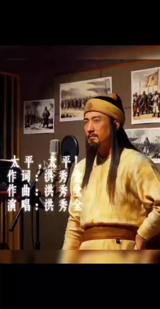 洪秀全:啊这,我成阿m唯一能合法承认的上帝正统了? #太平天国#ai音乐