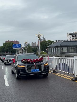 红旗H9车队为您的婚礼保驾护航!#红旗 #婚庆车队 #婚礼车队接亲 #今日婚车系列 #漯河红旗车队