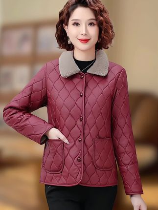 #穿出自信穿出美丽 #棉衣棉服 #外套穿搭 #洋气上档次 #妈妈装