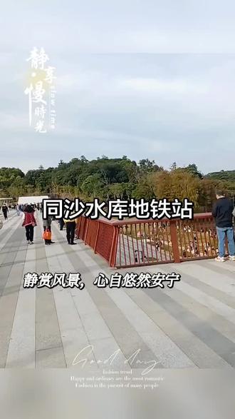 1号线开通,去同沙水库就方便多了