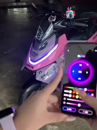 速牛 新品二代升级极核AE4i AE5电动车前置灯装饰灯APP智能调色 #好物推荐🔥