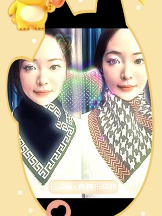 降温了,冬天寒风刺骨,脖子怕进风的姐妹看过来#三角围巾围脖#加绒加厚#保暖#防风#防寒喜欢的赶紧囤