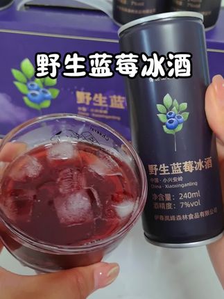 夏天来这么一杯野生蓝莓冰酒 真的超好喝,成年人的微醺时刻!#仙女都在喝什么 #岚图蓝莓酒 #微醺时刻 #享受生活