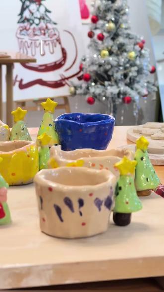 从陶泥到成品,每一步都治愈到骨子里~#陶艺制作 #手绘陶瓷