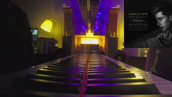 #英文歌曲推荐 #钢琴即兴伴奏
#wedonttalkanymore #Justinbieber