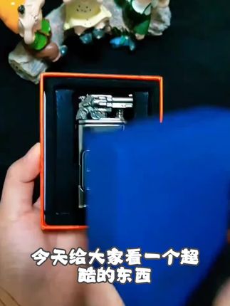 商务真表盘声控智能打火机LED灯可视化燃料仓双火焰切换新款男士#新品#好货推荐