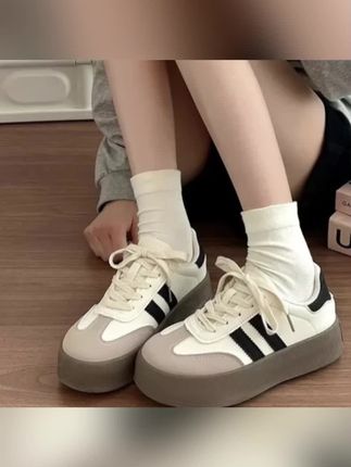 四季夏季板鞋运动鞋德训鞋舒适百搭-DZ#百搭休闲鞋 #板鞋推荐 #时尚穿搭 #舒适百搭 #洋气百搭