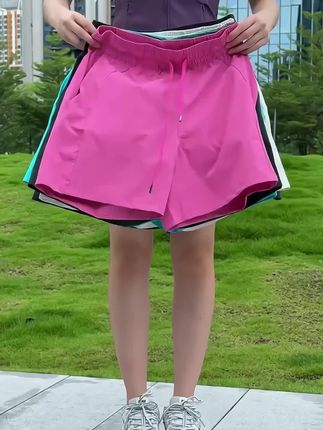真能承包我一整个夏天的冰丝速干短裤!太舒服太百搭了#夏季穿搭 #速干短裤#健身服#运动女孩