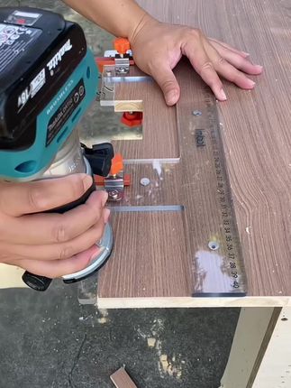 木工修边机开槽3毫米双刃直刀#高性能实用工具 #好工具 #五金工具