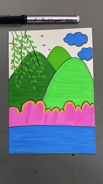 打卡学习画画的第171天,清明节手抄报来了#简笔画教程 #清明节手抄报 #简笔画 #清明节