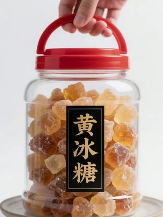 来自时光酝酿的甘醇--传统古法黄冰糖, 每一颗都凝聚着自然的甜香与匠心工艺。 精选优质甘蔗,经多道工序慢火熬制、自然结晶,保留了丰富的营养成分。它的色泽呈温润琥珀色,颗粒饱满剔透,入口甜而不腻,带着淡淡的蔗香,层次丰富绵长。 无论是炖一碗润肺的银耳羹,泡一杯暖心的老冰糖雪梨,还是给家常菜增味提鲜,这罐黄冰糖都是绝佳选择。大罐装设计,密封性强,锁住新鲜与甜味,让你随时能享用到这份天然好滋味。