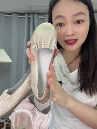#单鞋 2025春季新款百搭新中式软底舒适百搭圆头浅口小单鞋#软皮软底#女鞋#好鞋推荐 #好穿又好搭 @DOU+小助手