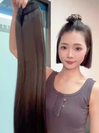 #创作者中心 #创作灵感 真想把这个假发片焊头上。#假发 #无痕接发 #美出新高度