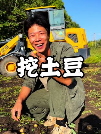 俺们今天来帮我大姑起土豆了,春天种上就没管过,现在满地都是草,本来寻思都起不着土豆了,结果过来一看还能收点。#起土豆 #丰收的季节 #农家土豆 #收获的季节 #记录我的农村生活 @永乐影姐 @抖音小助手 @抖音创作者中心 @抖音热点