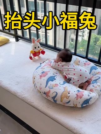 家里有宝宝还不会抬头的 抓紧安排下这款小兔子吧 我家宝宝只要一上午就学会了#带娃好物 #宝宝玩具 #人类幼崽 #母婴好物 #育儿