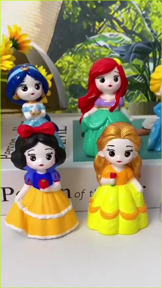 给宝贝一个创意乐园,亲手涂出公主梦!孩子总想买玩具却没合适选择,这款手工作品让孩子爱不释手!#石膏娃娃 #手工diy #迪士尼公主