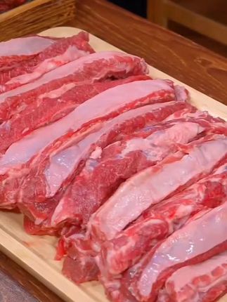 【4斤】天海藏安格斯牛肋条1kg*2袋去骨原切纯肉牛肋排巴西进口#牛肋条肉#安格斯牛肋条#大口吃肉@DOU+好生意