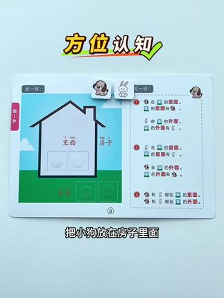 方向方位的学习一定要有参照物作为参考,盲目的教会好难,可以参考学习这一套方位学习和表达,从玩开始引导孩子说出来,边做边说 #宝宝学说话 #认知 #方位训练 #语言训练 #语言发育迟缓