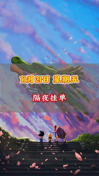 11月21日隔夜挂单 #隔夜单