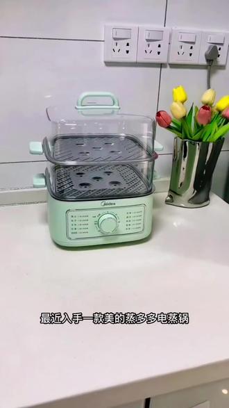 美的电蒸锅多功能多层家用可视定时大容量蒸煮一体早餐机 #蒸煮一体 #蒸煮一体电蒸锅 #蒸煮一体早餐机 #多功能早餐机蒸蛋器